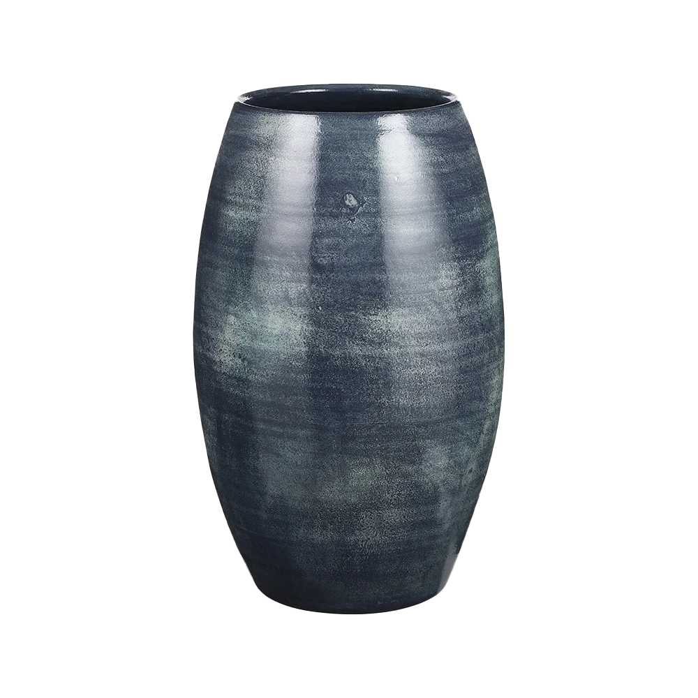 Bloempot Lester Hoog - D30 X H50cm - Donkerblauw