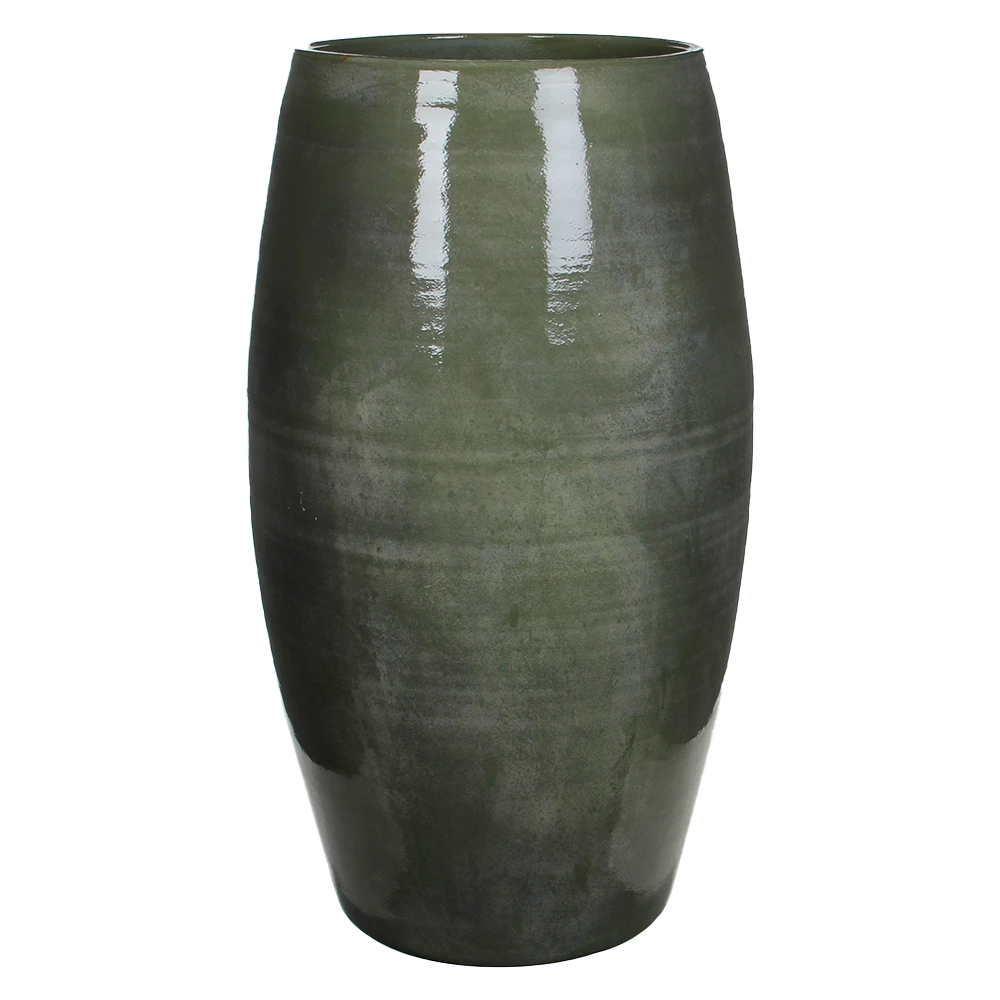 Bloempot Lester Hoog - D39 X H70cm - Groen