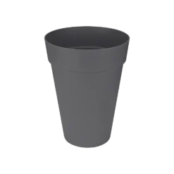 Bloempot Elho Loft Urban Rond Hoog 28cm - Antraciet