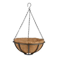 Metalen Hanging Basket 30cm - Incl. Ketting En Kokosinlegvel