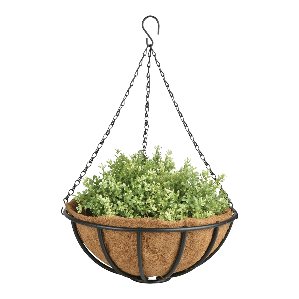 Metalen Hanging Basket 35cm - Incl. Ketting En Kokosinlegvel - Afbeelding 2