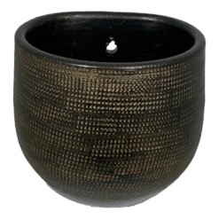 Muur Bloempot Tokio - D20 X H18cm - Goud