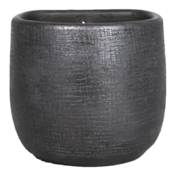 Muur Bloempot Mira - D18 X H16cm - Antraciet