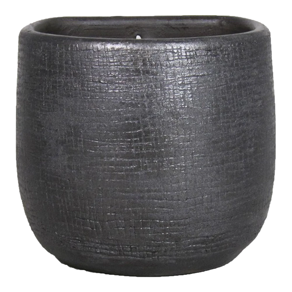 Muur Bloempot Mira - D18 X H16cm - Antraciet