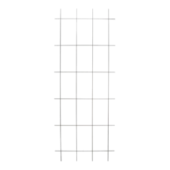 Nature - Metalen Klimrek Geplastificeerd Grijs H145x57cm