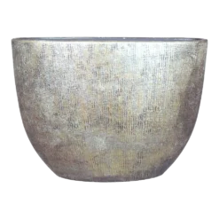 Bloempot Mira Ovaal - L50 X B20 X H36cm - Goud