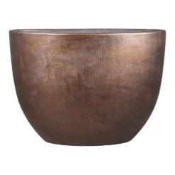 Bloempot Mira Ovaal - L50 X B20 X H36cm - Koper
