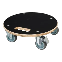 Plantentrolley Rond U00d838 Cm - FSC Hout/zwart - Nature