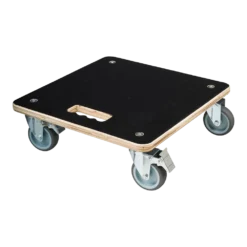 Plantentrolley Vierkant 38x38 Cm - FSC Hout/zwart - Nature