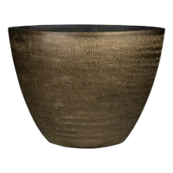 Bloempot Ryan Ovaal - L46 X B18 X H35cm - Shiny Gold