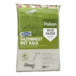 Pokon Gazonmest Met Kalk 16,8kg Voor 250mu00b2 - Gazonmeststof, Gazonkalk