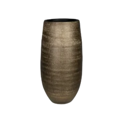 Bloempot Ryan Hoog - D19 X H50cm - Shiny Gold