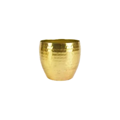 Bloempot Kody Metaal - D21 X H16cm - Goud