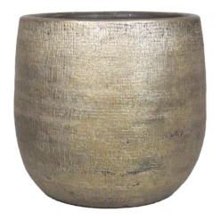 Bloempot Mira - D34 X H31cm - Goud