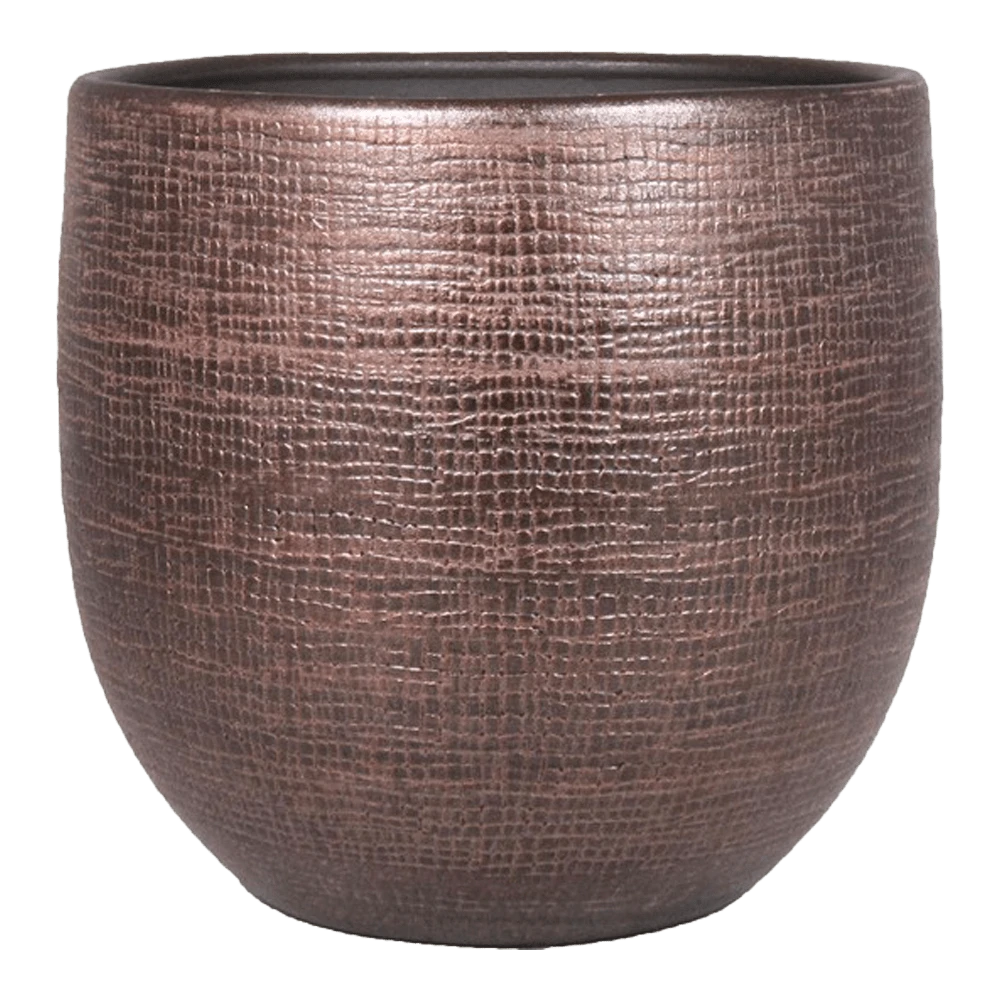 Bloempot Mira - D39 X H36cm - Koper