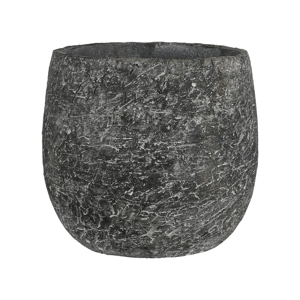 Bloempot Thomas - D21 X H19cm - Antraciet