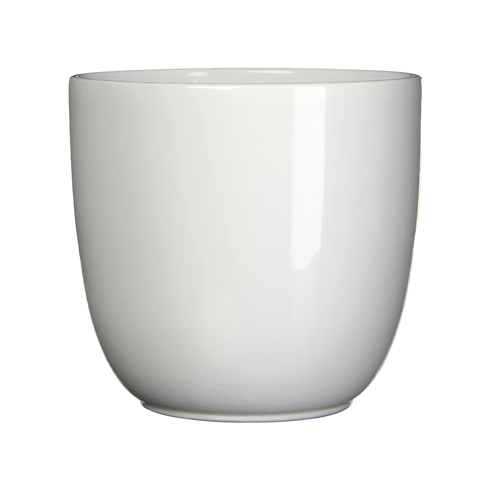Bloempot Tusca - D31 X H28.5cm - Wit