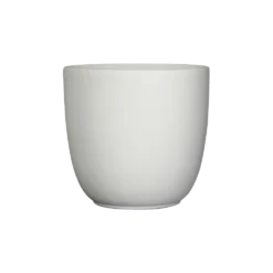 Bloempot Tusca - D28 X H25cm - Mat Wit