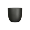 Bloempot Tusca - D25 X H23cm - Mat Zwart