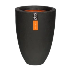 Capi Bloempot Urban Elegant Smooth NL - D36 X H48cm - Zwart