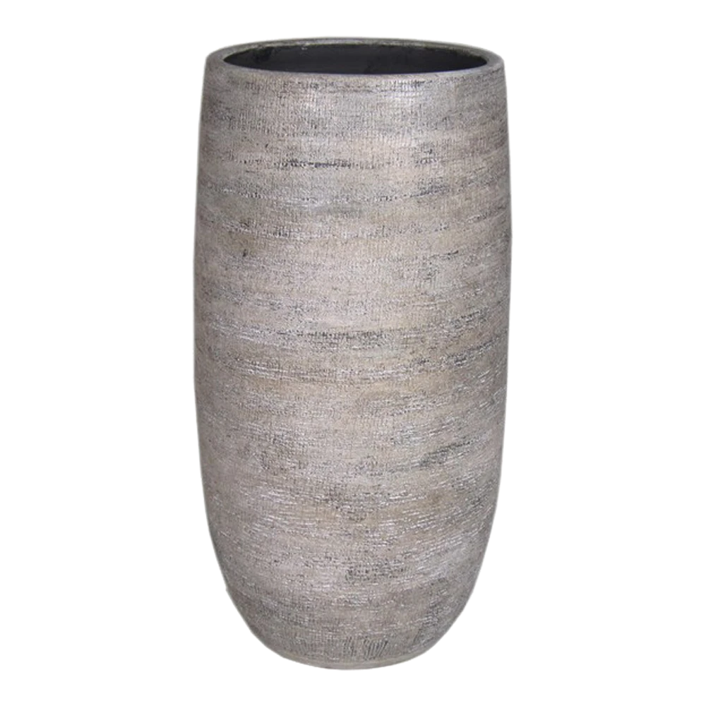 Bloempot Mira Hoog - D26 X H50cm - Wit