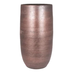 Bloempot Mira Hoog - D29 X H60cm - Koper