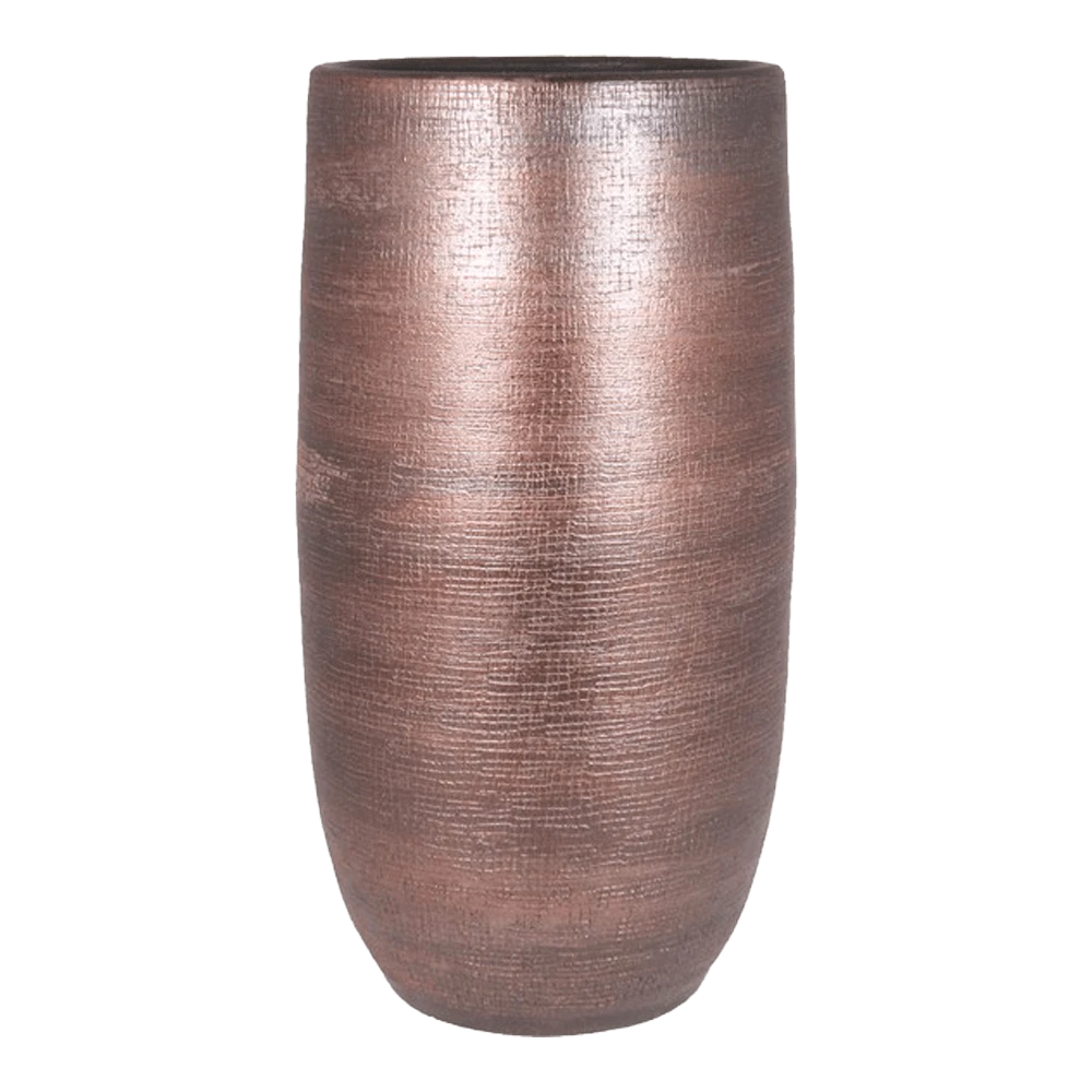 Bloempot Mira Hoog - D29 X H60cm - Koper