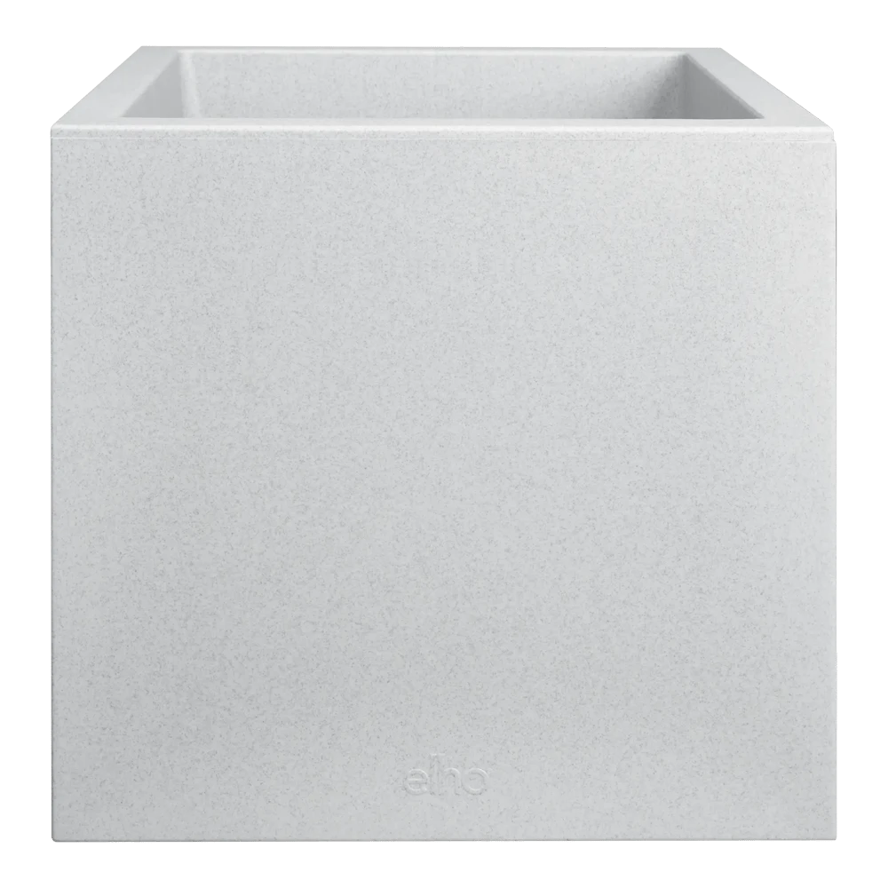 Elho Vivo Next Vierkant Wielen 30cm - Warm Grijs